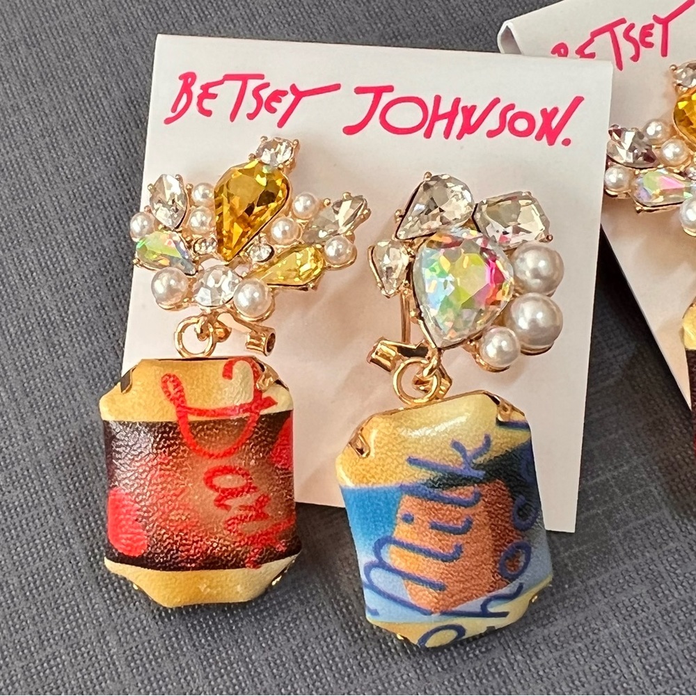 Betsey Johnson 2021 ‘Just Treats’ Candy Mismatch Earrings NWT!